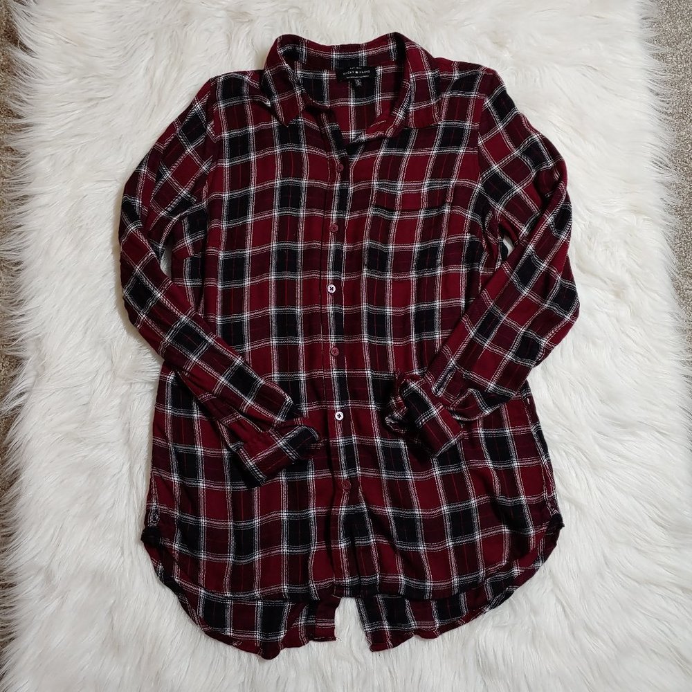 Lucky Brand Women's Super Soft Plaid Tunic